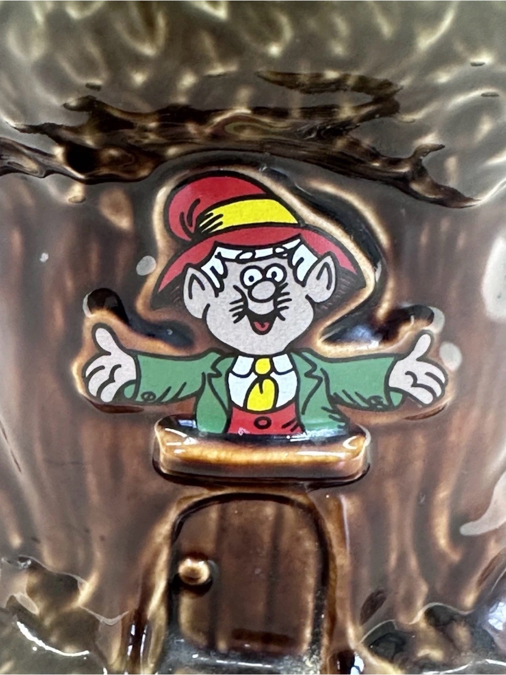 Vintage 1981 McCoy Keebler Tree House Cookie Jar with Ernie The Elf - Picture 2 of 10